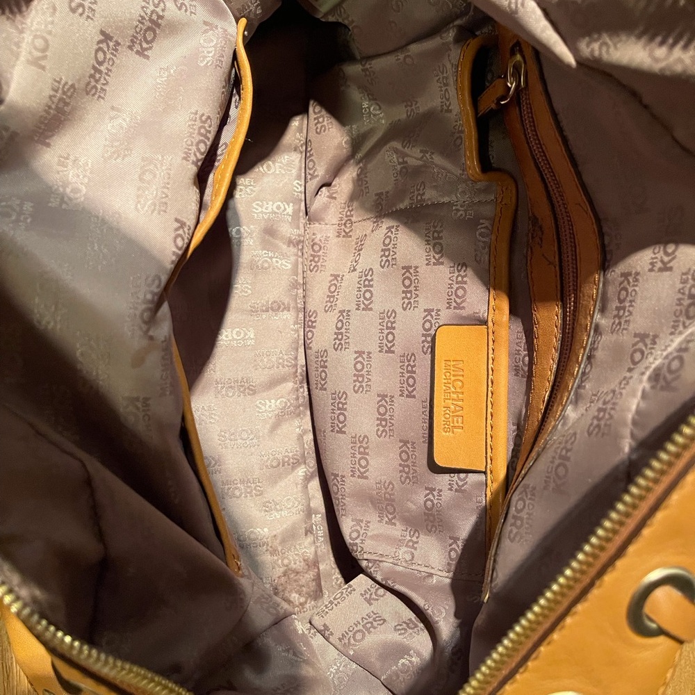 Michael Kors Astor Braided Tasseled Satchel Shoulder Bag - Picture 11 of 14